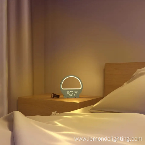 Remote Control Smart Temperature and Humidity Table Lamp